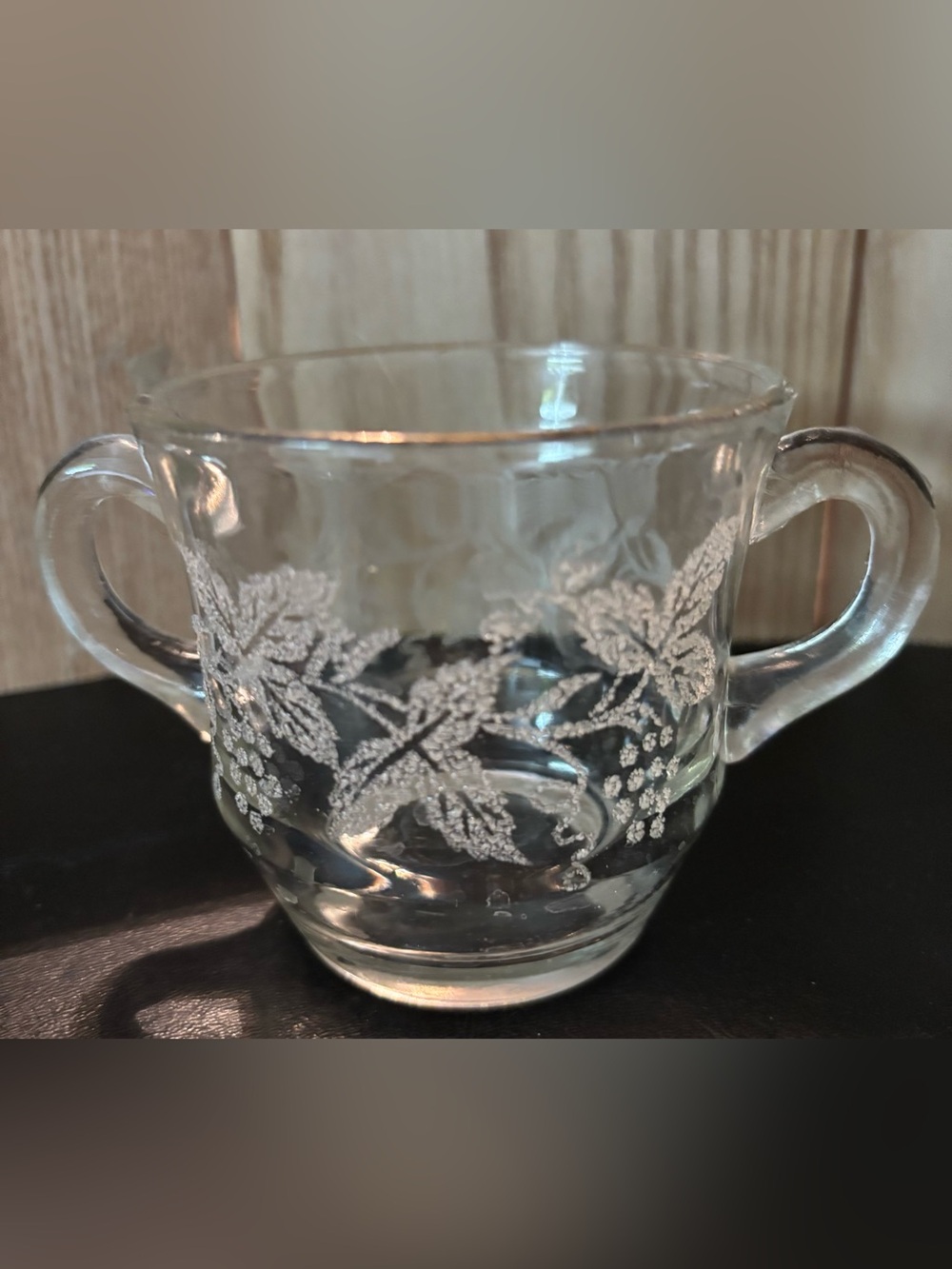 Vintage Bartlett Collins Frosted Grape Vine Pattern Cream and Sugar set - Picture 6 of 7